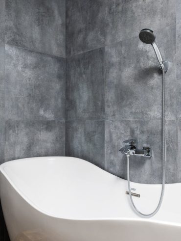 Béton ciré dans la salle de bain